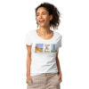 Camiseta orgánica básica para mujer Egipto Pisa - Imagen 2