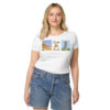 Camiseta orgánica básica para mujer Egipto Pisa - Imagen 7